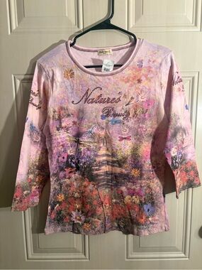 Studio Gem Q NWT SMALL Women’s Y2K 90s Rhinestone Cottage Boho Whimsy